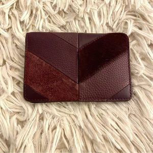 Kate Spade Serrano Place Patchwork Regina Wallet Burgundy